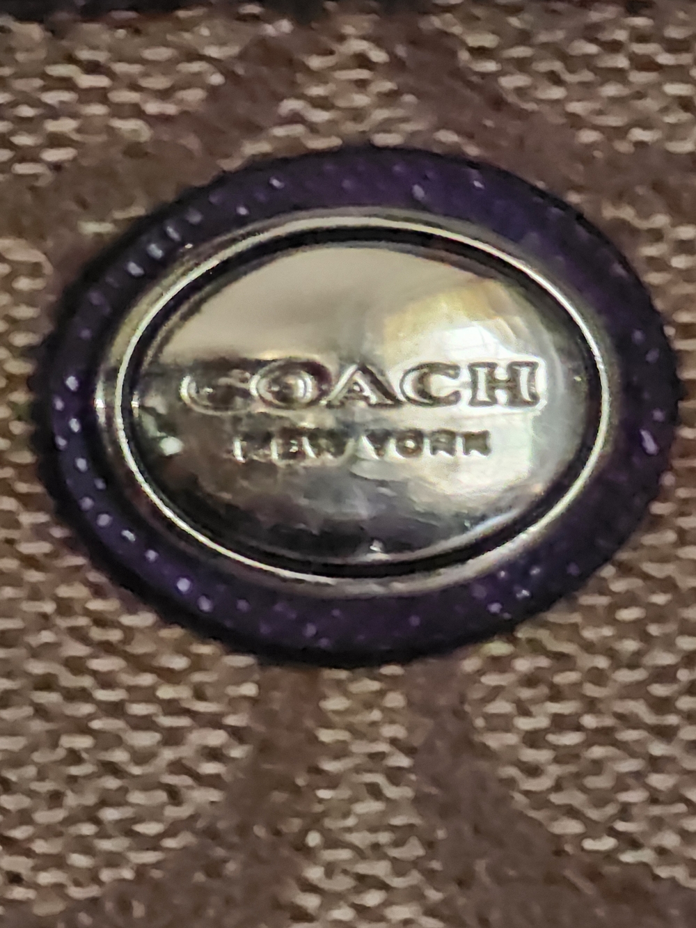 Coach Peyton Signature Go- Go Canvas Wristlet in Khaki - 8.5×4.5 (H1481) - Picture 7 of 11